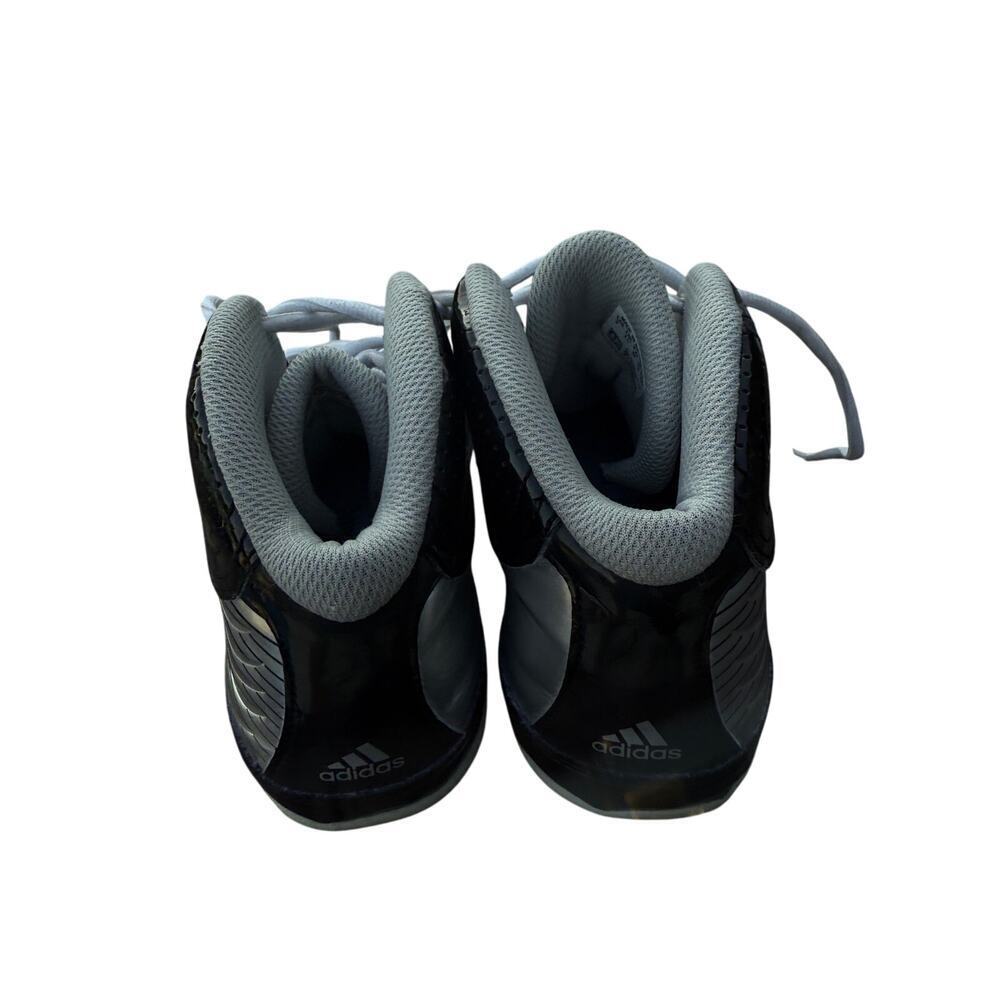 Y2K Adidas Ortholite Black /White Basketball Athletic Sneakers Size 3 Boys - Picture 7 of 7